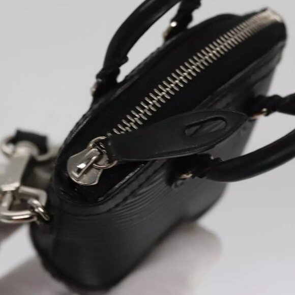LOUIS VUITTON Epi Mini Lockit Charm Black LV Auth - Picture 6 of 15